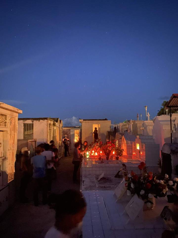 Commémoration dans la cimetière Martinique